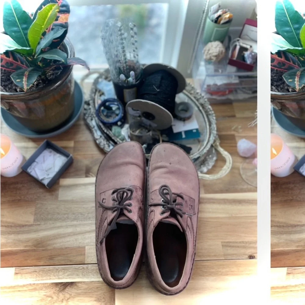 BIRKENSTOCK | 12 / 45 | Men’s Tobacco Leather Lace-up Oxford Sneakers
